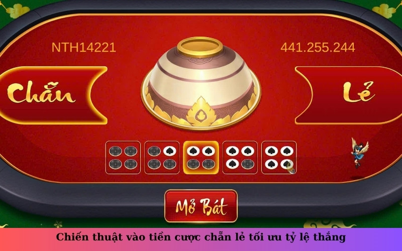 Chiến thuật vào tiền cược chẵn lẻ tối ưu tỷ lệ thắng