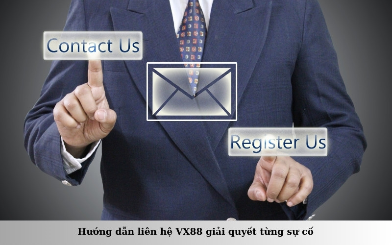 Hướng dẫn liên hệ VX88 giải quyết từng sự cố